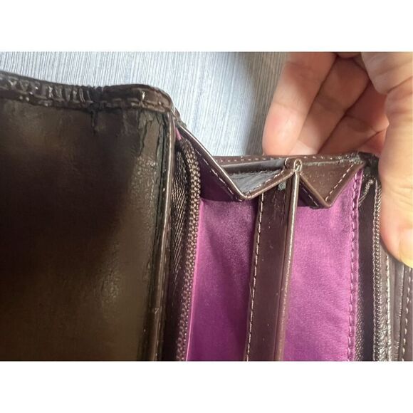 Coach Ashley scarf print compact clutch wallet - Picture 6 of 12